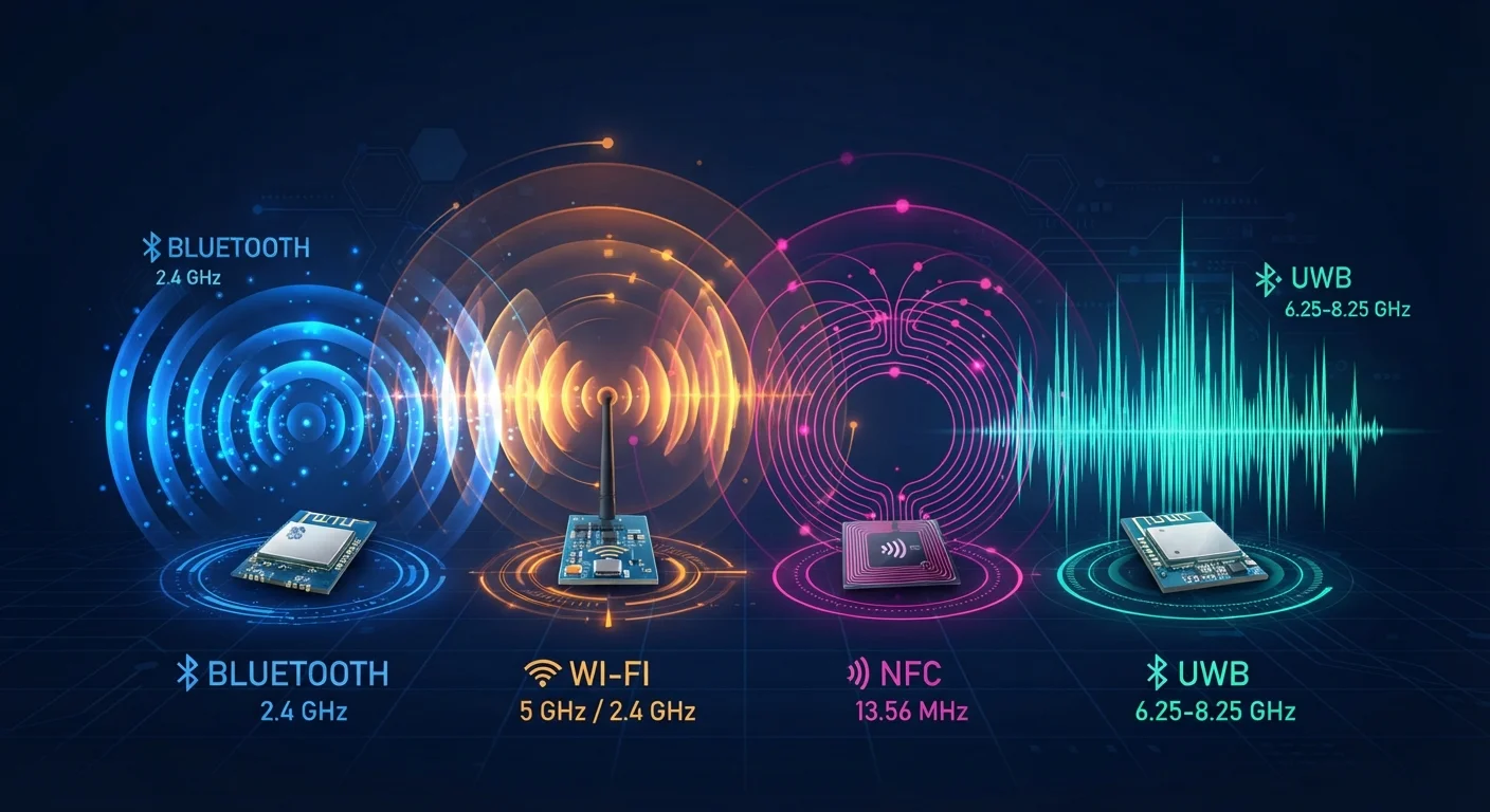 Bluetooth, Wi-Fi, NFC, and UWB: A Plain-Language Guide to Short-Range Radio