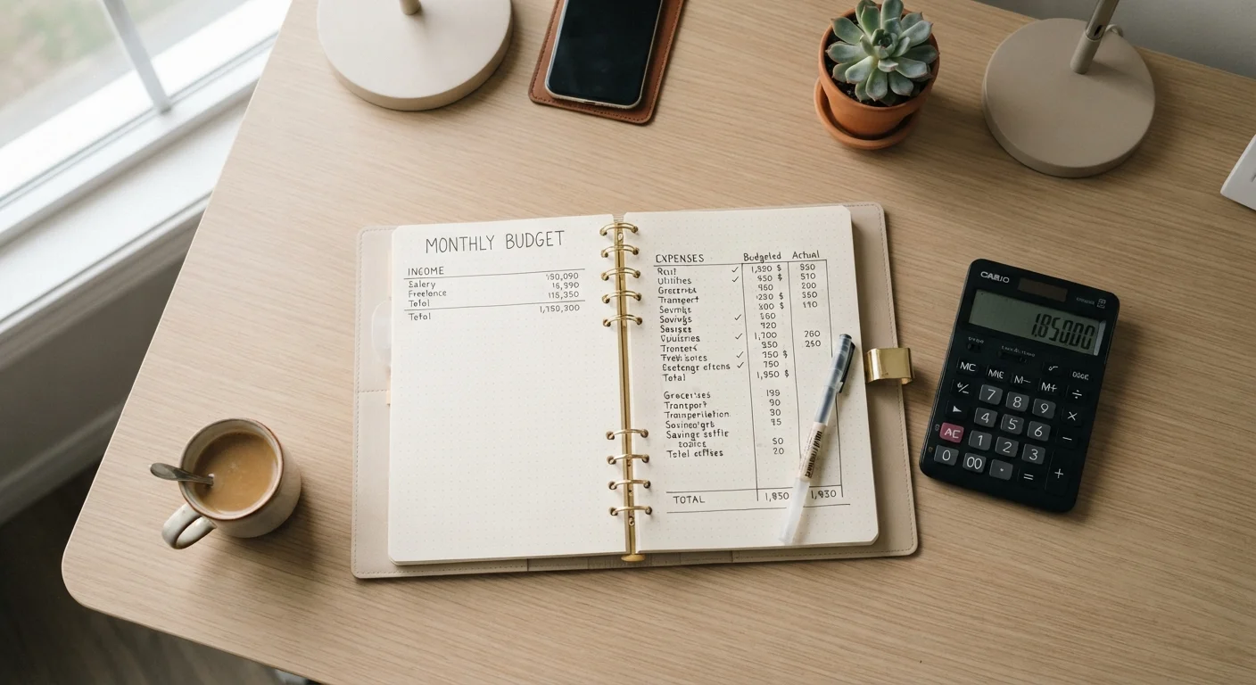 Building a Monthly Budget in Six Steps