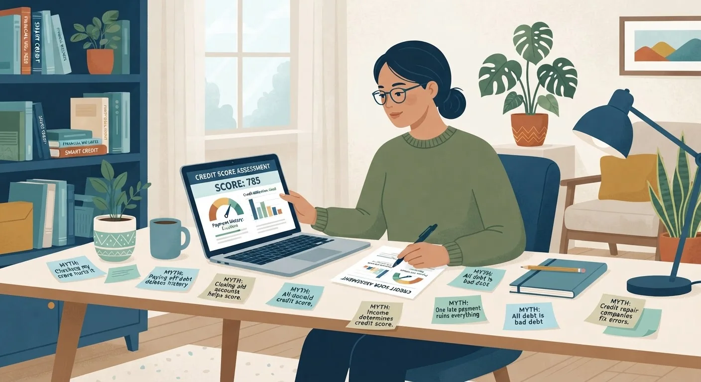 Credit Score Myths That Keep People From Building Good Credit