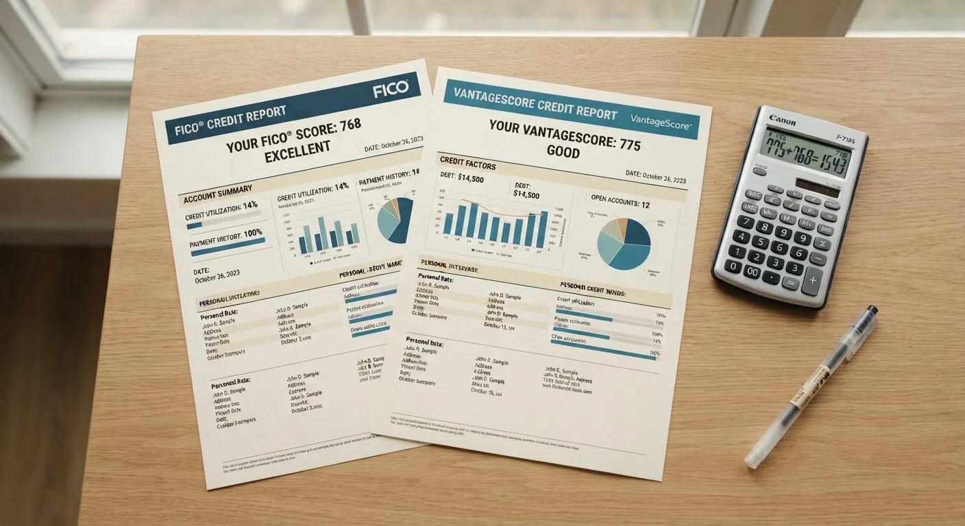 FICO Score vs. VantageScore: Two Models, One Credit File