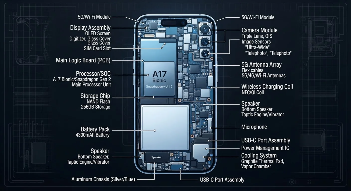 Inside Your Smartphone: What Every Chip, Sensor, and Radio Actually Does