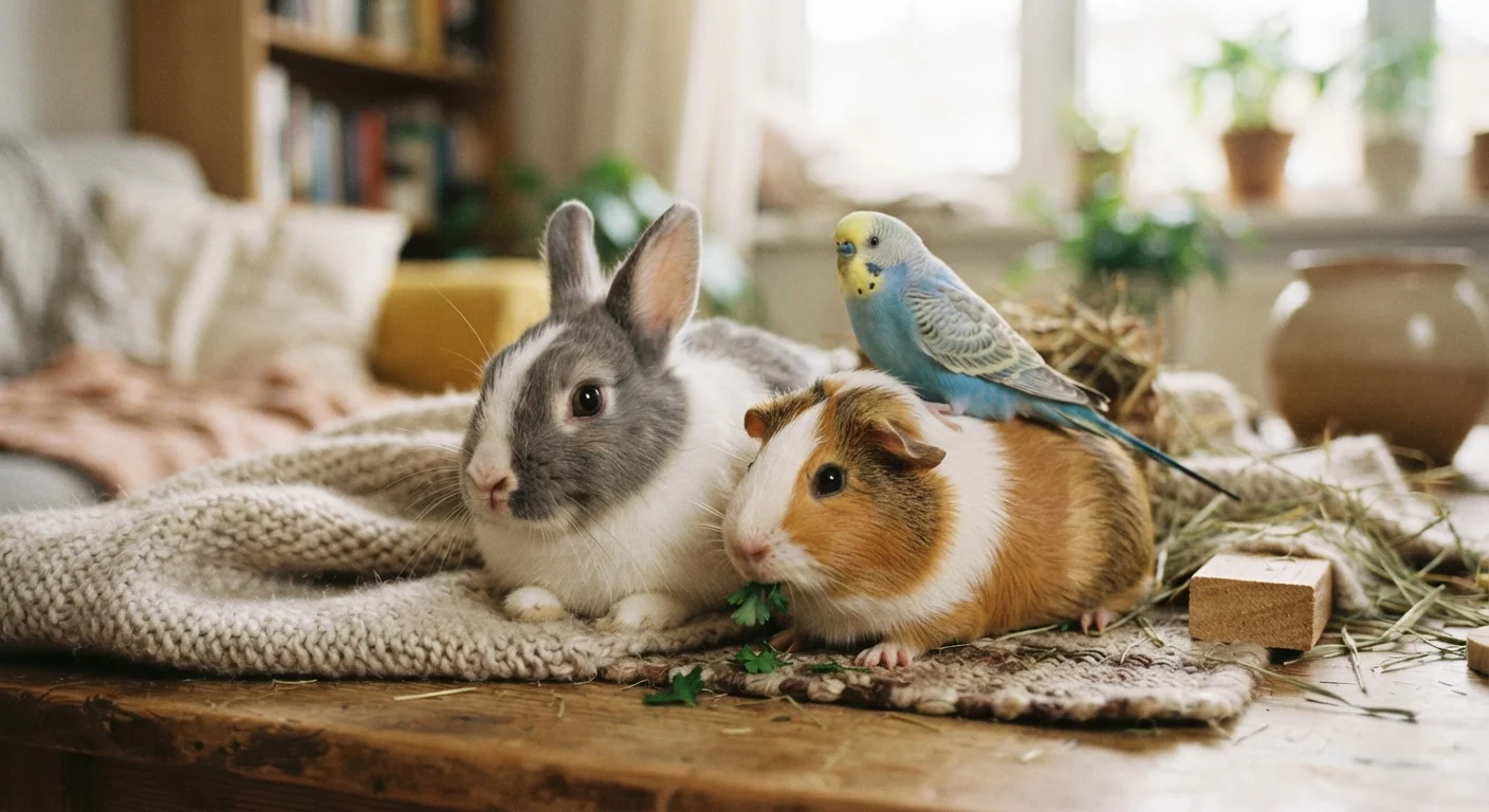 Reading Stress Signals in Small Pets: Birds, Rabbits, and Guinea Pigs