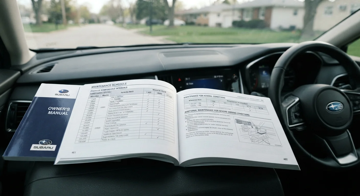 Routine Maintenance Schedules: What Your Owner's Manual Is Actually Telling You