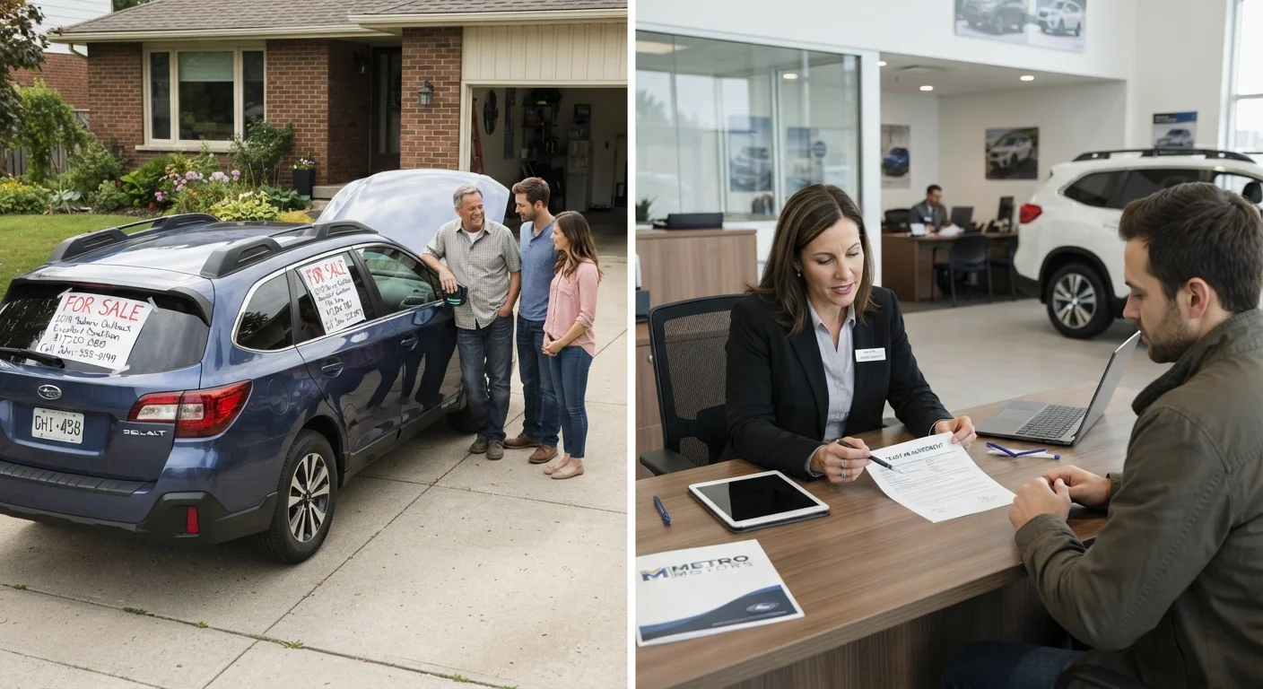 Selling a Used Car Privately vs. Trading It In: How the Numbers Compare