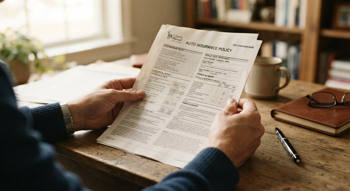 What the Fine Print in an Auto Insurance Policy Actually Means