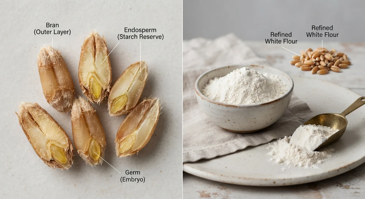 Whole Grains vs. Refined Grains: What Changes When You Process a Kernel